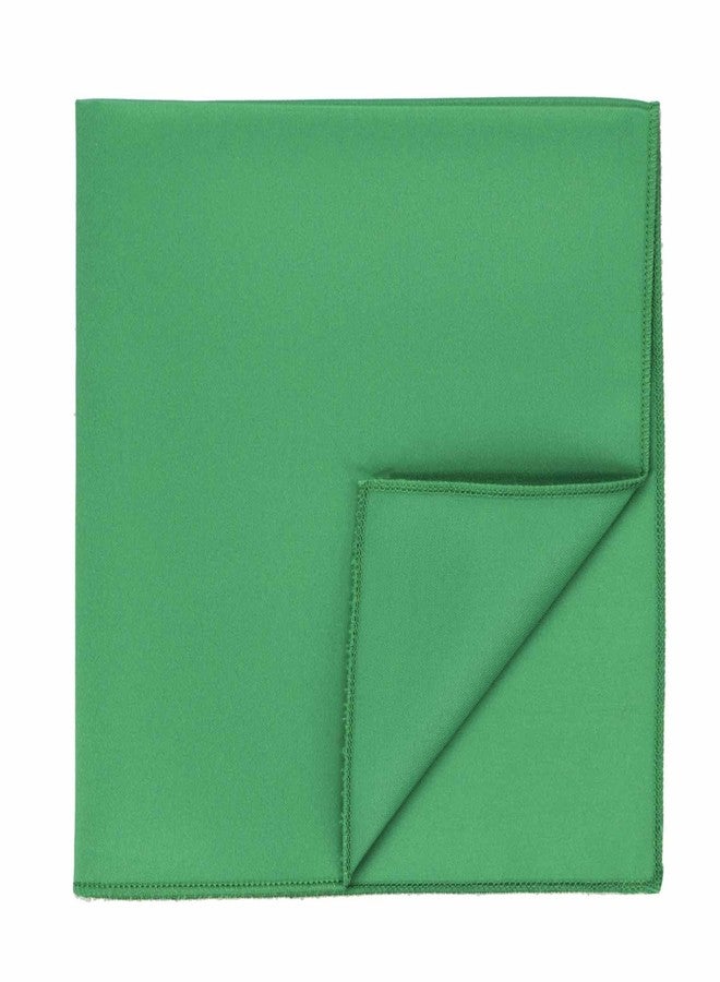 tiemart منديل جيب بلون أخضر زمردي سادة من تيمارت - Image 4
